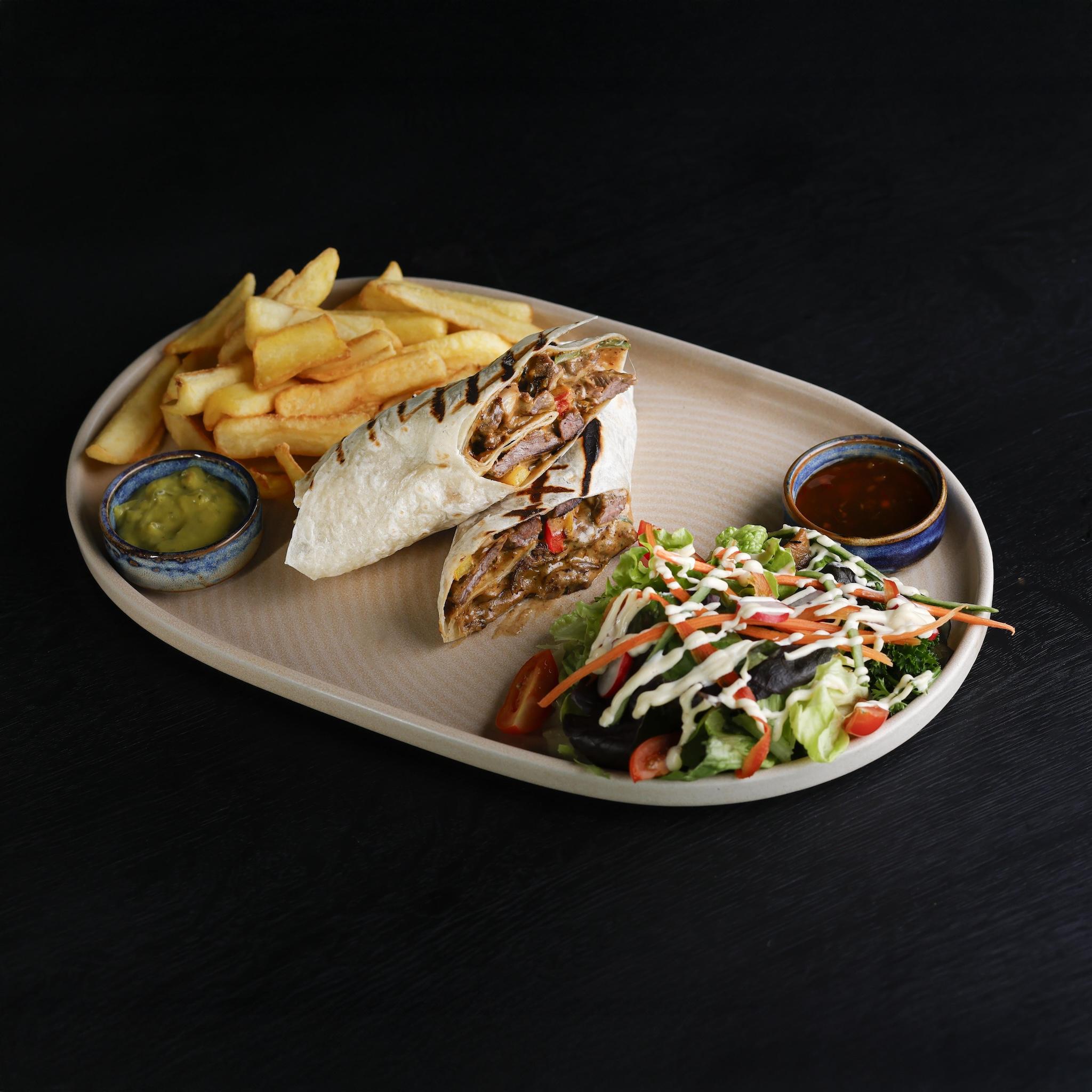 wrap meat