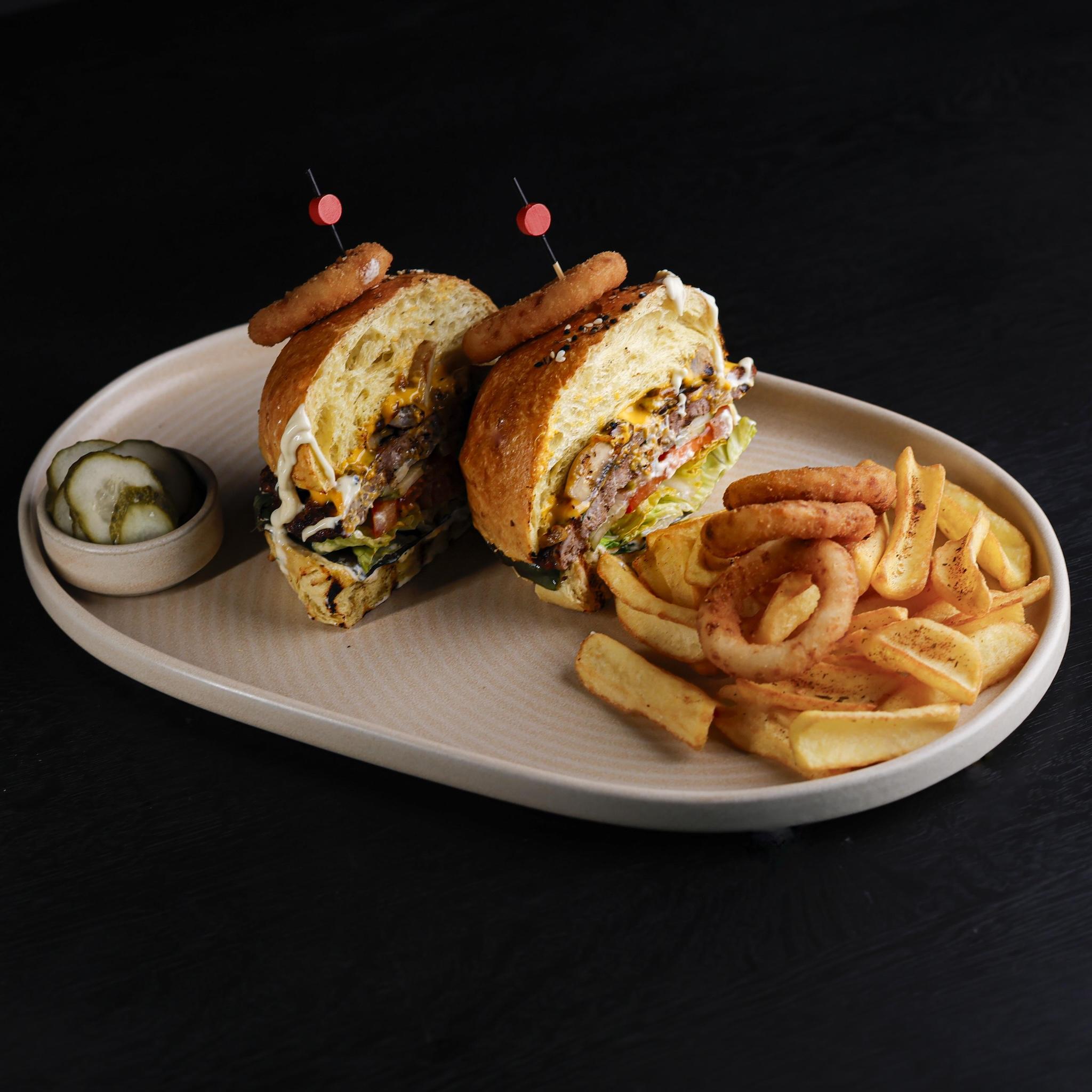 sweet onion burger
