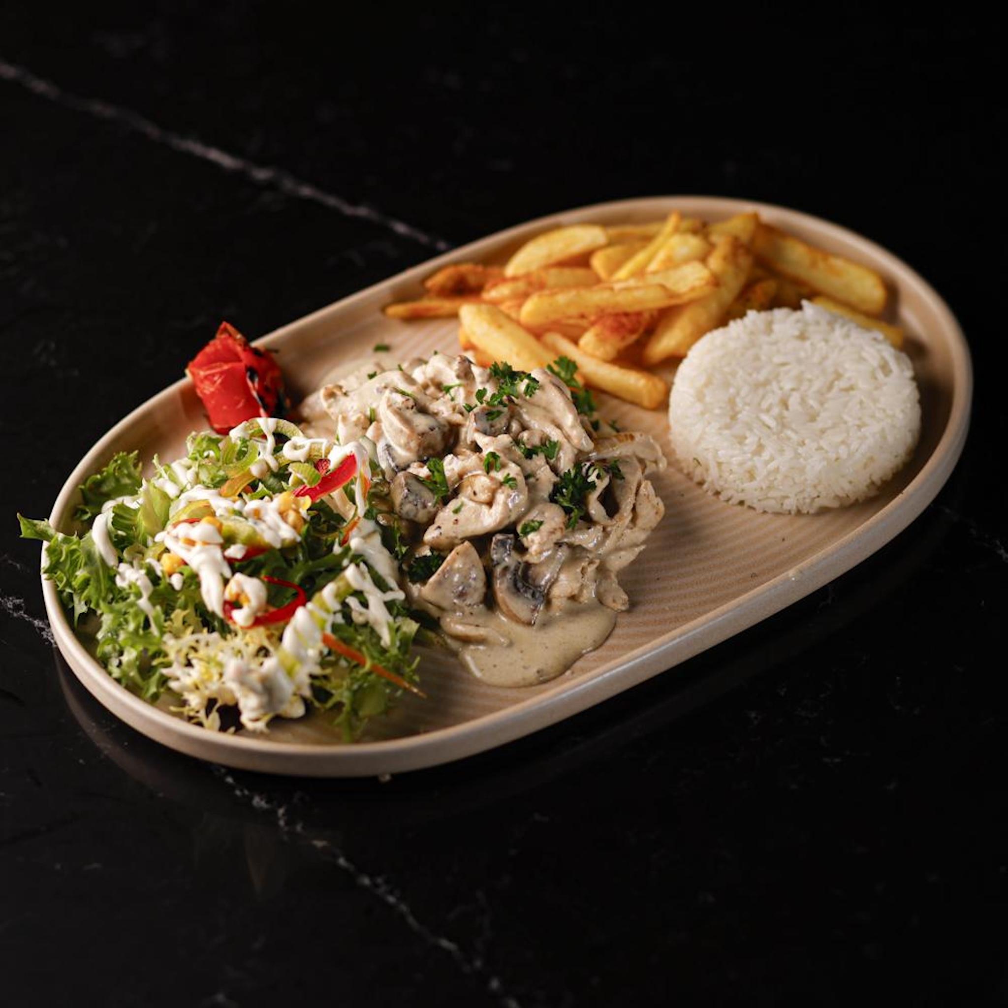 chicken with mushroom sauce