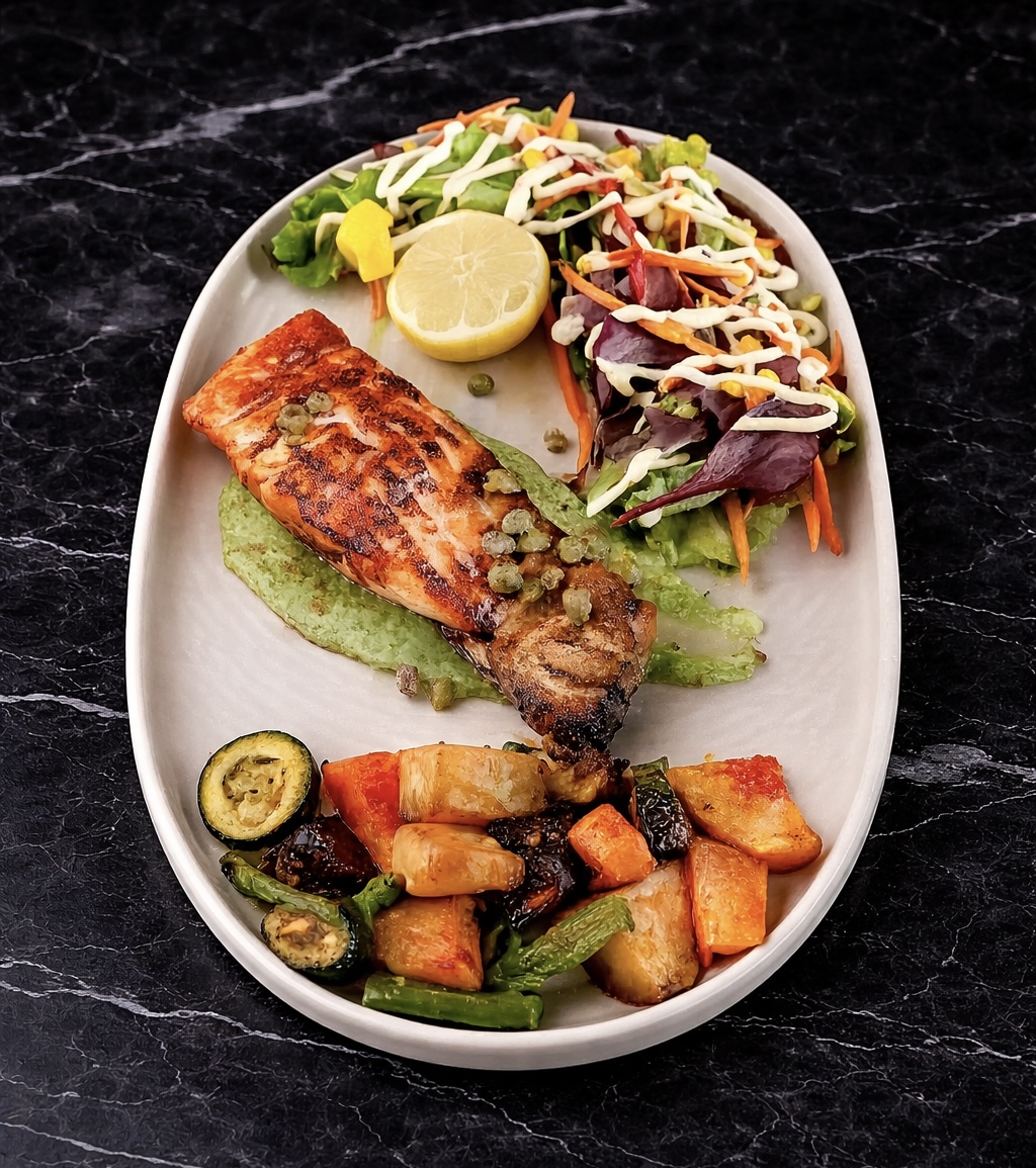 grilled salmon